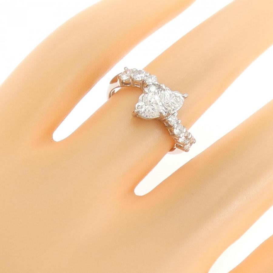 PT900 ハート ダイヤモンド リング 1.00CT : KOMEHYO ONLINESTORE 