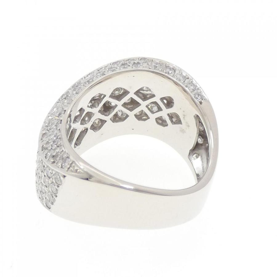 K18WG パヴェ ダイヤモンド リング 2.50CT : KOMEHYO ONLINESTORE