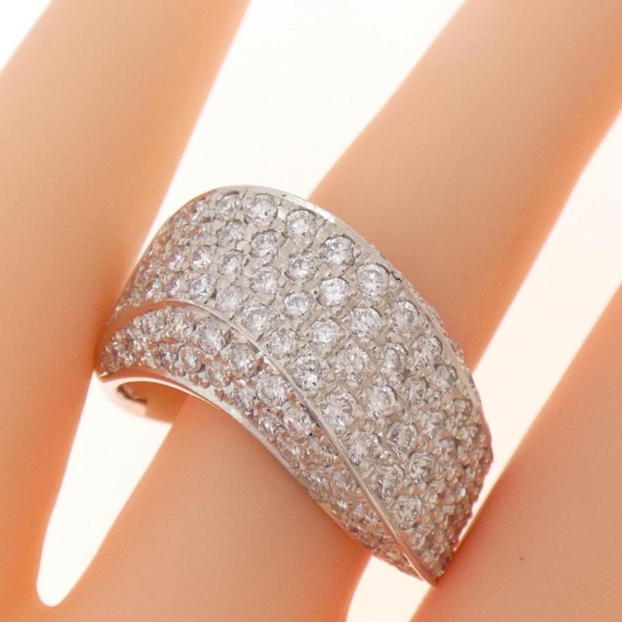 K18WG パヴェ ダイヤモンド リング 2.50CT : KOMEHYO ONLINESTORE 