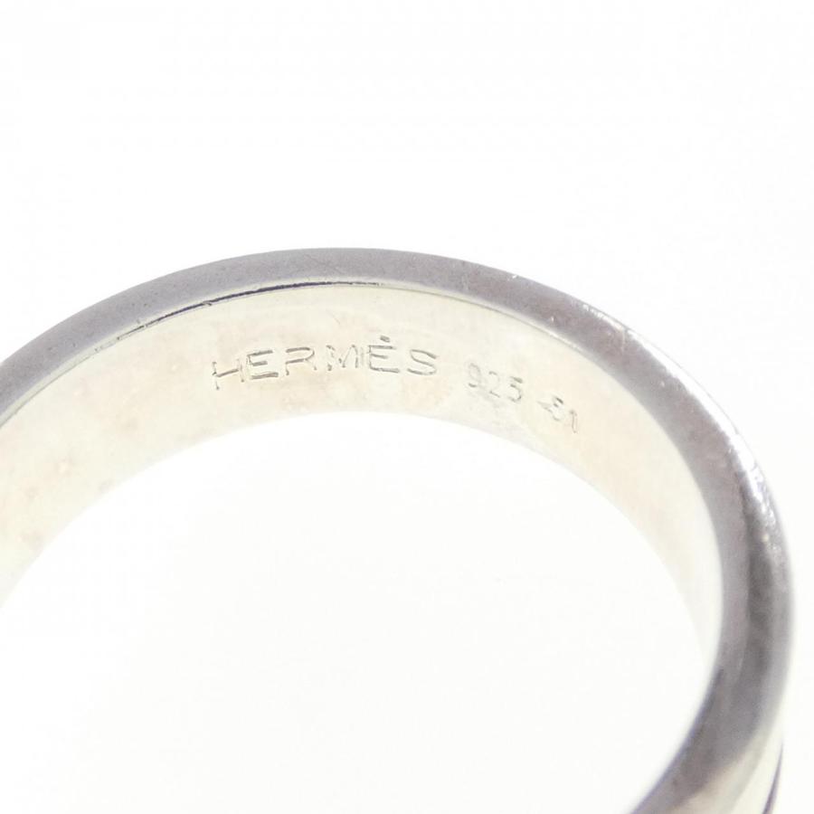 【ヴィンテージ】エルメス センチュールクロア リング HERMES エルメス センチュールクロアR シルバー 4．2g #51