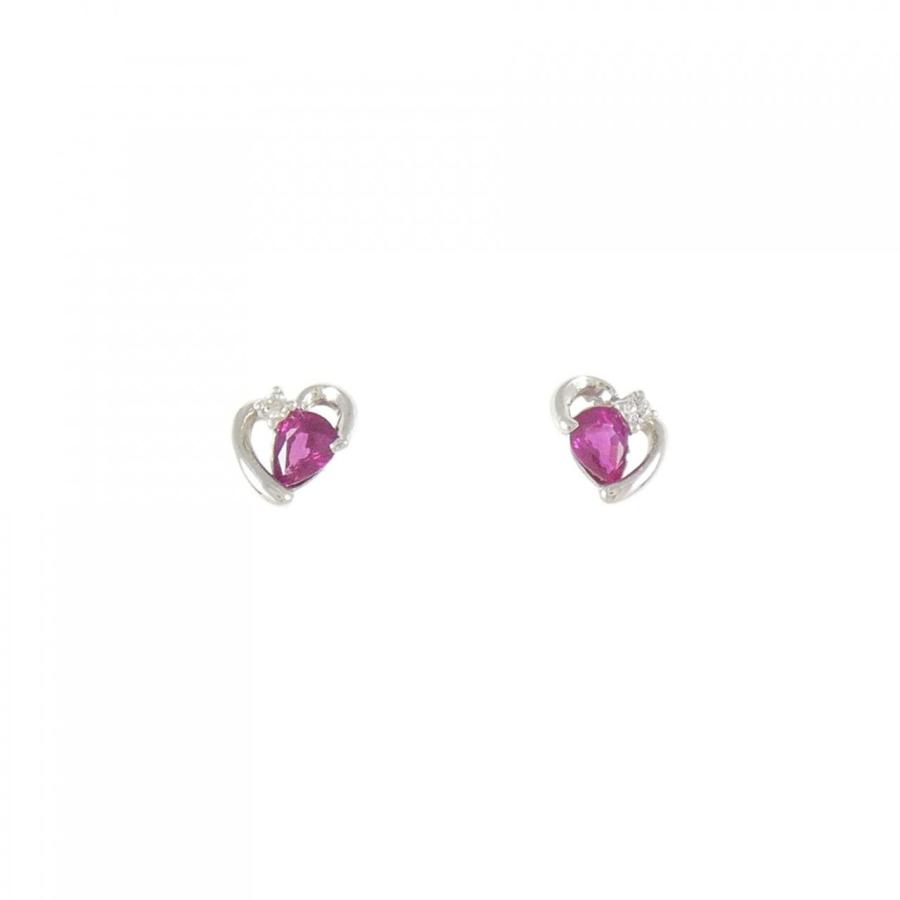 PT900ルビーのピアス Pt900 ルビー ピアス|festaria Online Shop(フェスタリア