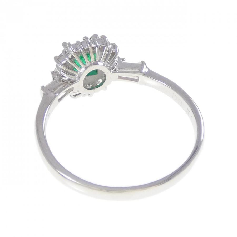 PT900 エメラルド リング 0.47CT : KOMEHYO ONLINESTORE Yahoo!店 