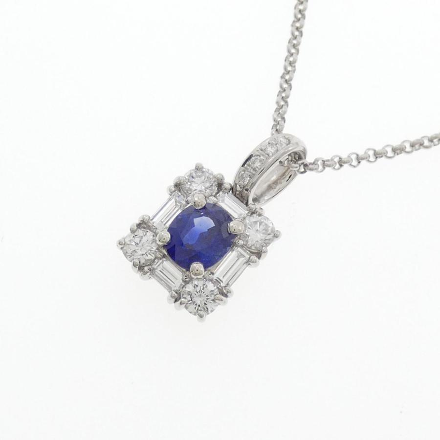PT900/PT850 サファイヤ ネックレス 0.83CT : KOMEHYO ONLINESTORE 