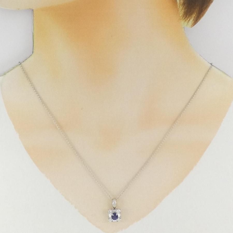 PT900/PT850 サファイヤ ネックレス 0.83CT : KOMEHYO ONLINESTORE 