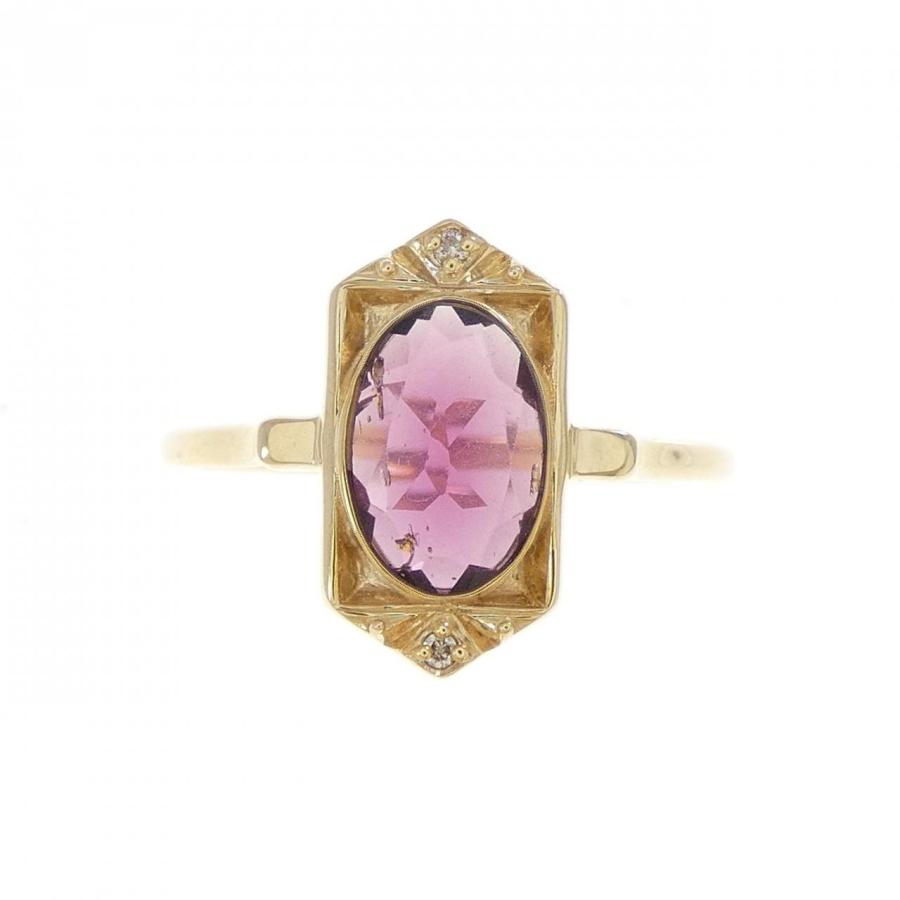 agate　ゴールドリング ピンクカラーストーン アガット カラーストーン リング : KOMEHYO ONLINESTORE Yahoo!店