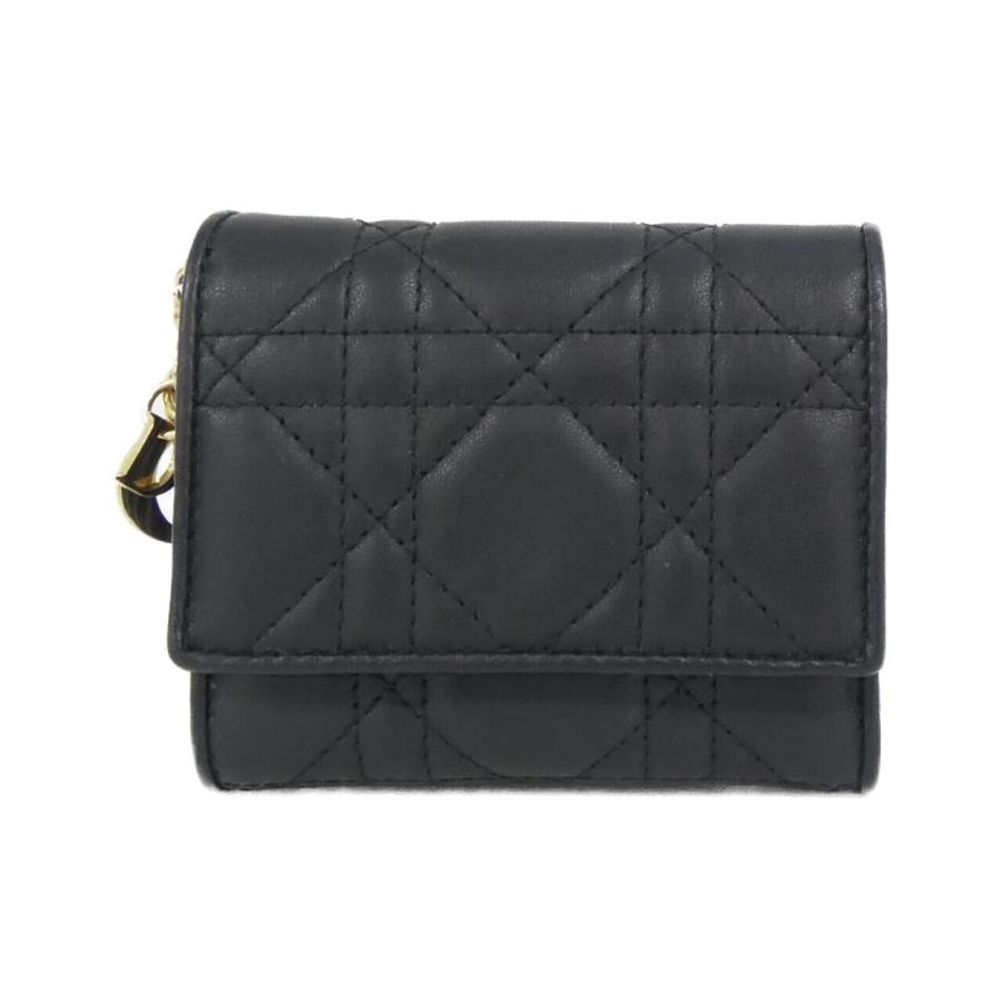 ふ*読様 【ChristianDior】ロータスウォレット S0181ONMJ クリスチャンディオール レディ ディオール ロータス ウォレット