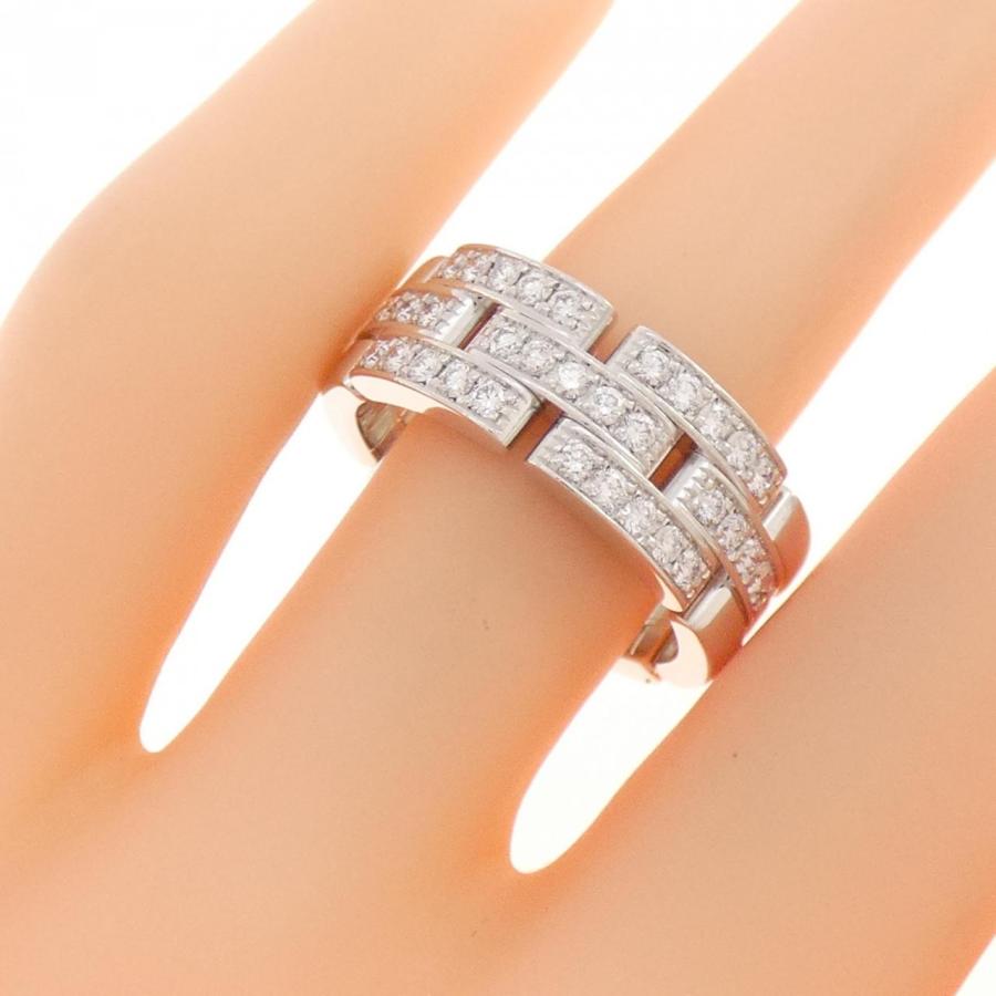 カルティエ マイヨンパンテール ハーフダイヤ リング_4
