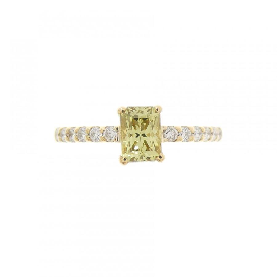 K18YG グリーンガーネット リング 0.54CT : KOMEHYO ONLINESTORE Yahoo