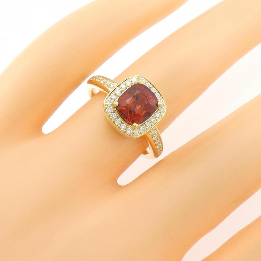 K18YG ガーネット リング 2.34CT_3