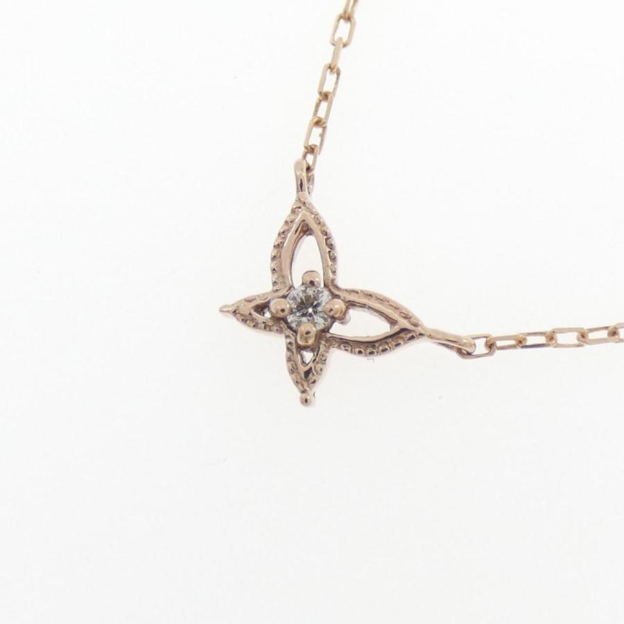 k10PG ネックレス　0.02カラット K10PG ダイヤモンド ネックレス 0.02CT : KOMEHYO ONLINESTORE Yahoo