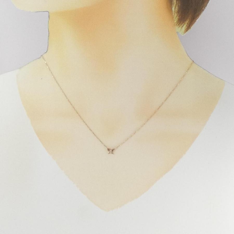 k10PG ネックレス　0.02カラット K10PG ダイヤモンド ネックレス 0.02CT : KOMEHYO ONLINESTORE Yahoo