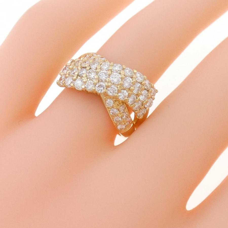 K18PG 1.60ct ブラウンクォーツ パヴェリング 【公式通販】
