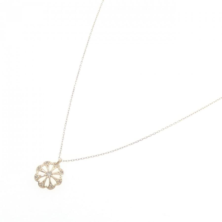 K10YG フラワー ダイヤモンド ネックレス : KOMEHYO ONLINESTORE Yahoo