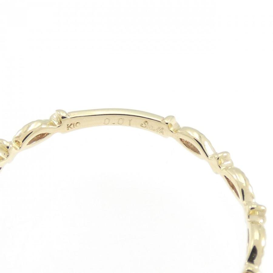 アクセサリー シエナ ロゼ ダイヤモンド ピンキー リング 0.01CT
