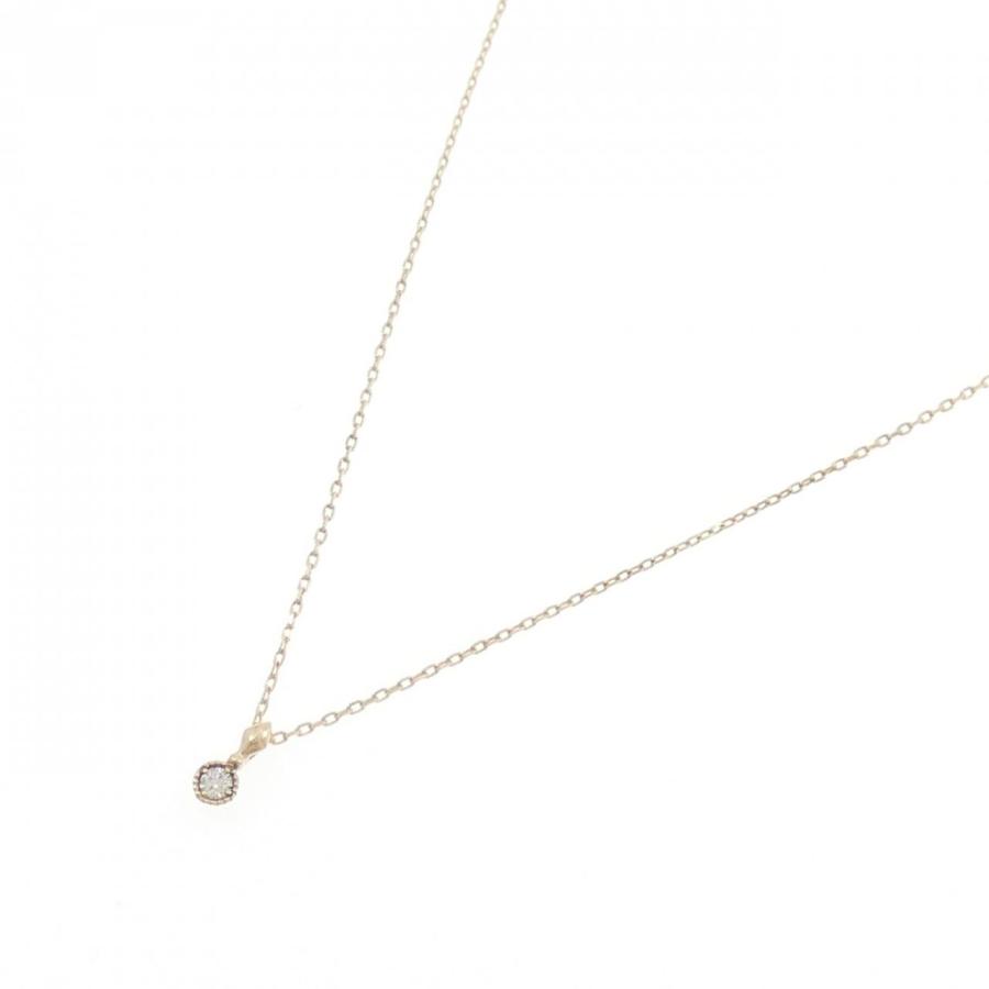 アガット ダイヤモンド ネックレス 0.03CT_1