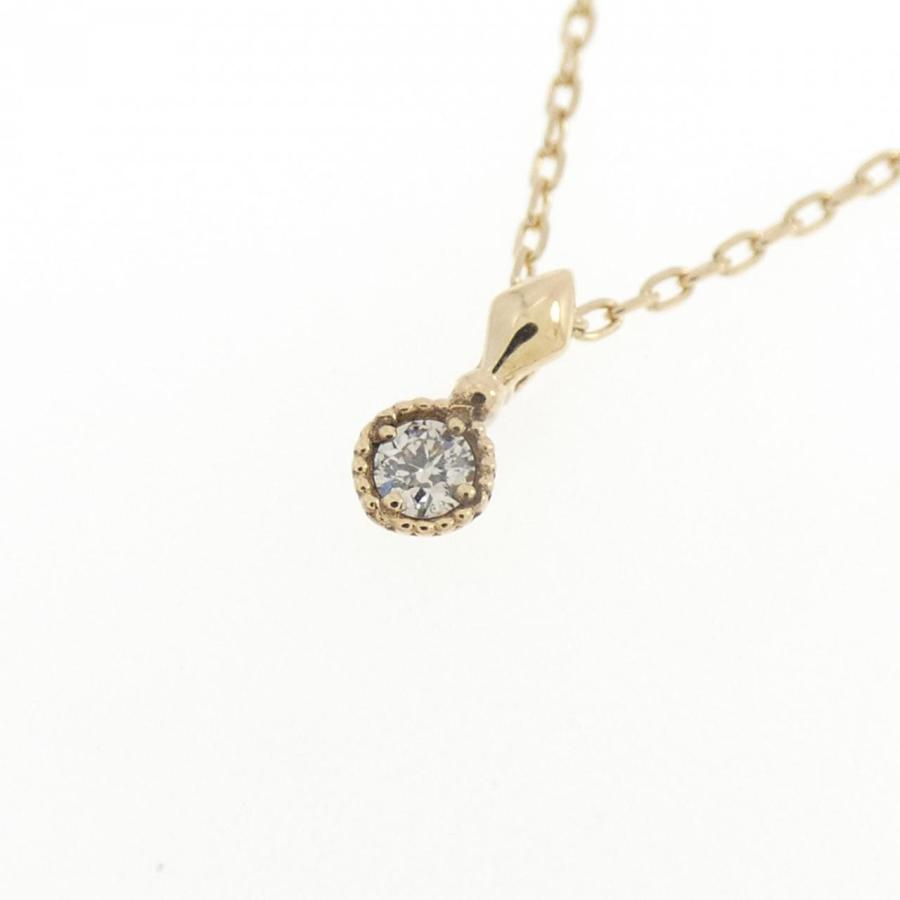 アガット ダイヤモンド ネックレス 0.03CT_2