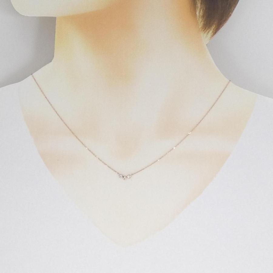 K10PG ダイヤモンド ネックレス 0.10CT : KOMEHYO ONLINESTORE Yahoo 