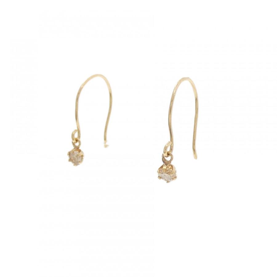 K18YG ダイヤモンド ピアス 0.10CT_1