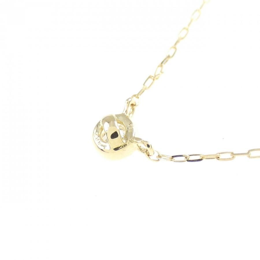 天然ダイヤモンド0.5ctペンダントネックレス k18wg 【リメイク】K18YG 