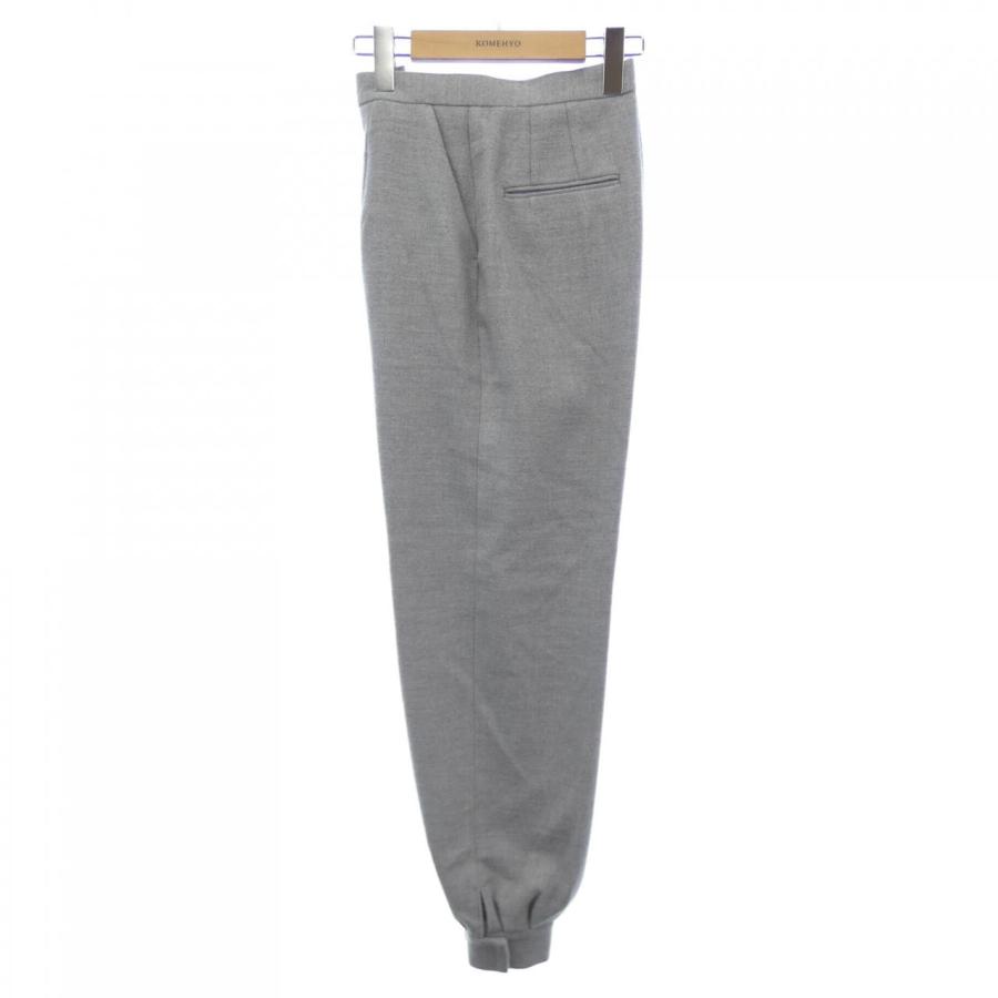 ENFOLD 24SS パンツ WAVE DRAPE TROUSERS グレー（ENFOLD 