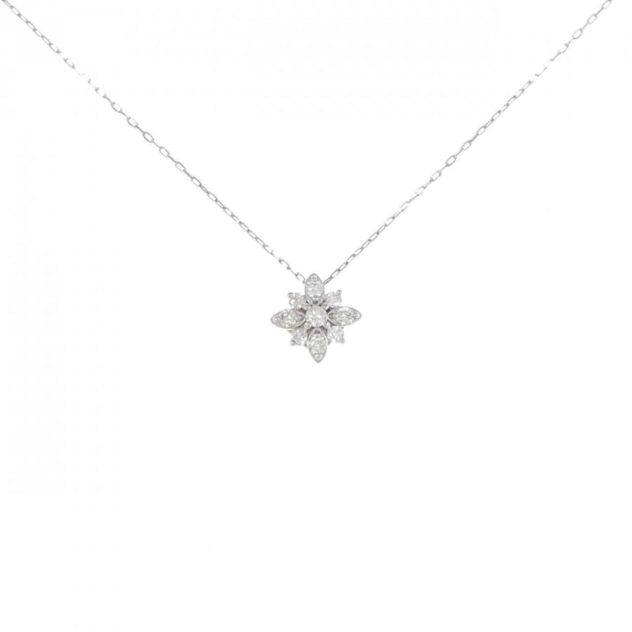 【新品】PT ダイヤモンド ネックレス 0.16CT