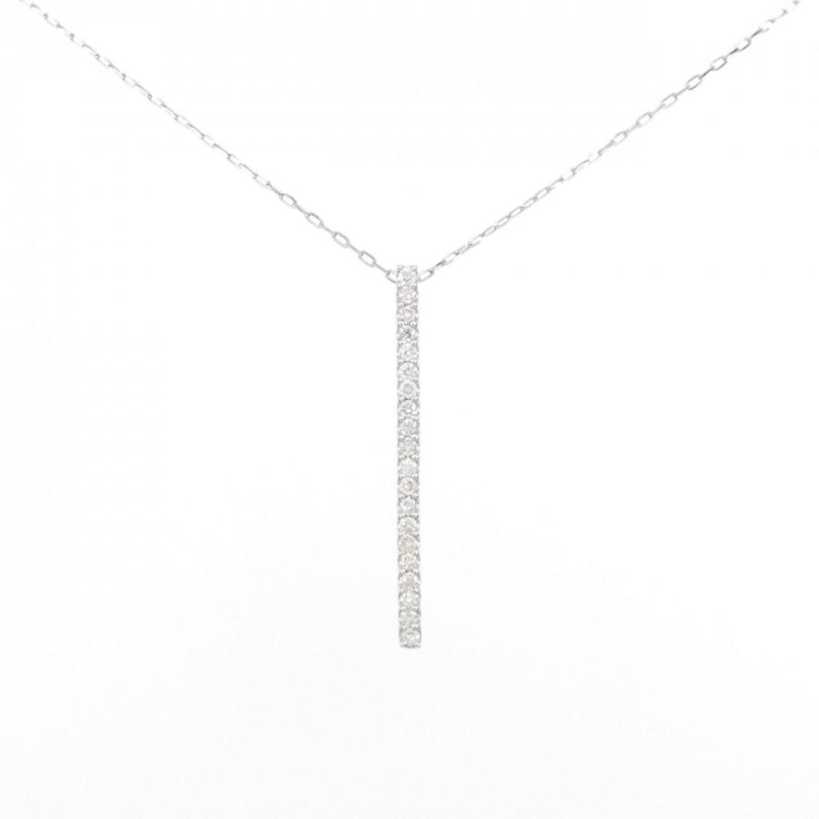 【新品】PT ダイヤモンド ネックレス 0.10CT