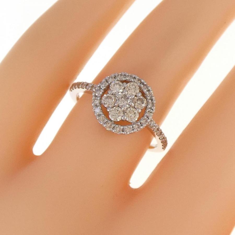 【新品】PT ダイヤモンド リング 0.70CTの画像