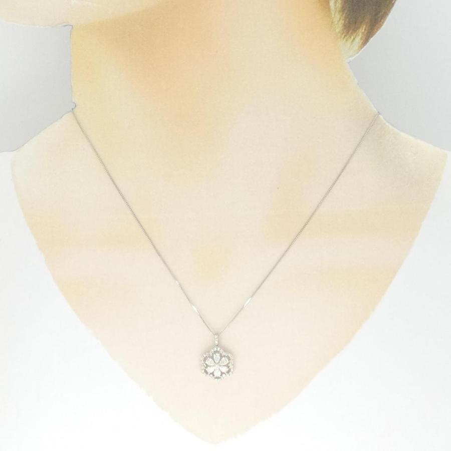 【新品】PT ダイヤモンド ネックレス 0.70CTの画像