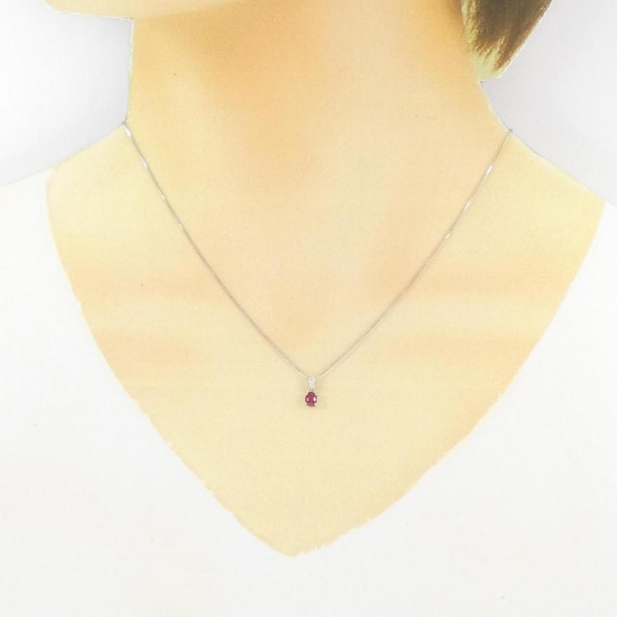 新品】PT ルビー ネックレス 0.32CT : KOMEHYO ONLINESTORE Yahoo!店 