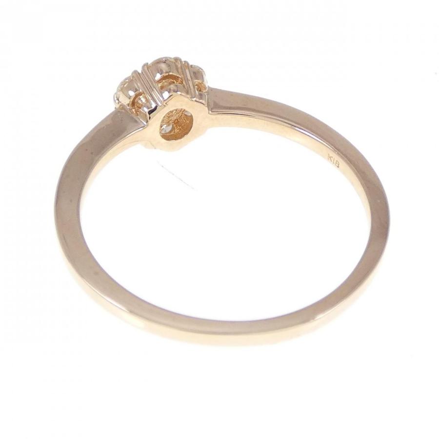 新品】K18PG フラワー ダイヤモンド リング 0.24CT : KOMEHYO 