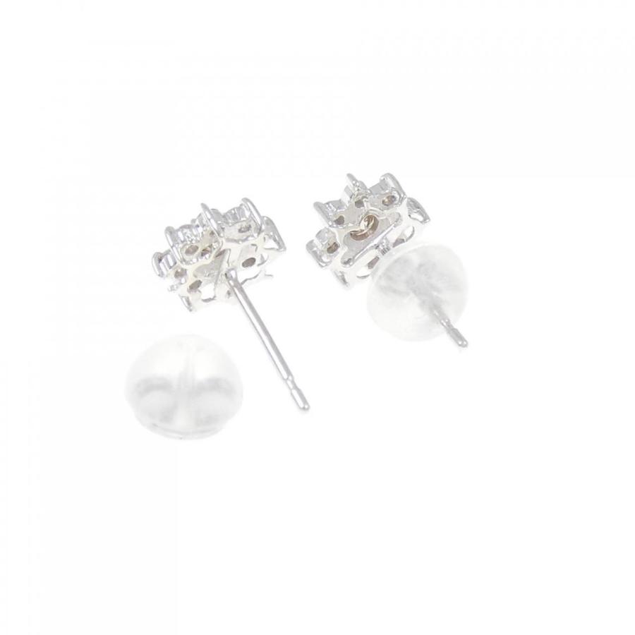 新品】K18WG ダイヤモンド ピアス 0.20CT ピアス 