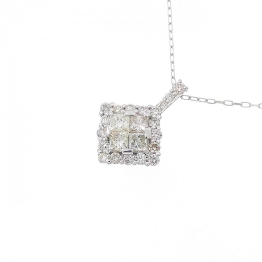 新品】PT ? ダイヤモンド ネックレス 0.39CT