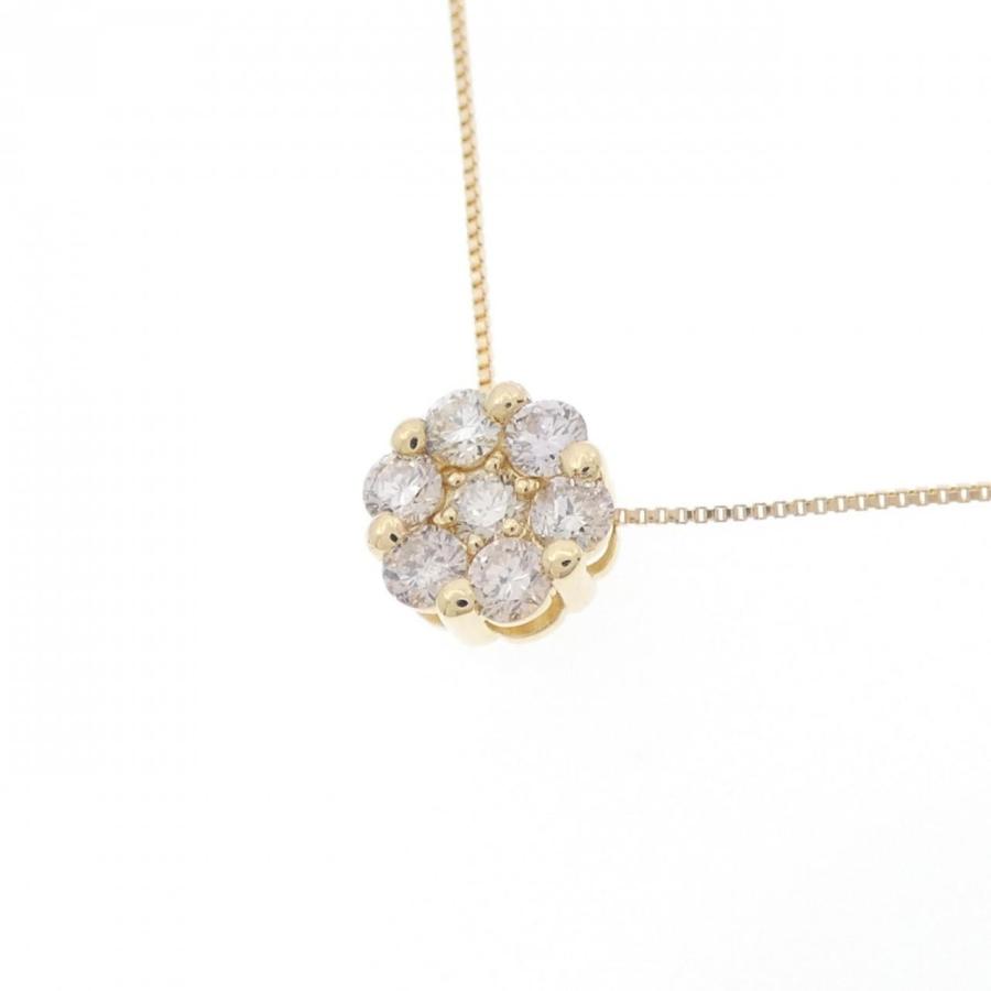 【新品】K18YG ダイヤモンド ネックレス 0.30CT