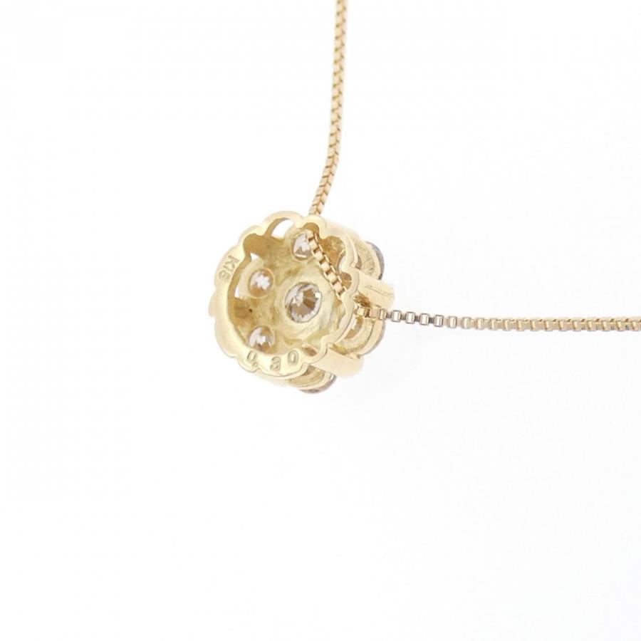 【新品】K18YG ダイヤモンド ネックレス 0.30CT