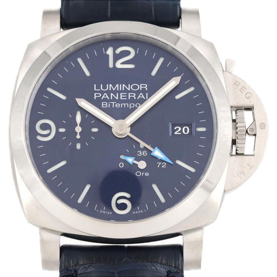 パネライ ルミノールビテンポ40mm ベルト パネライの40㎜！ルミノール クアランタ Bitempo（ビテンポ）GMT