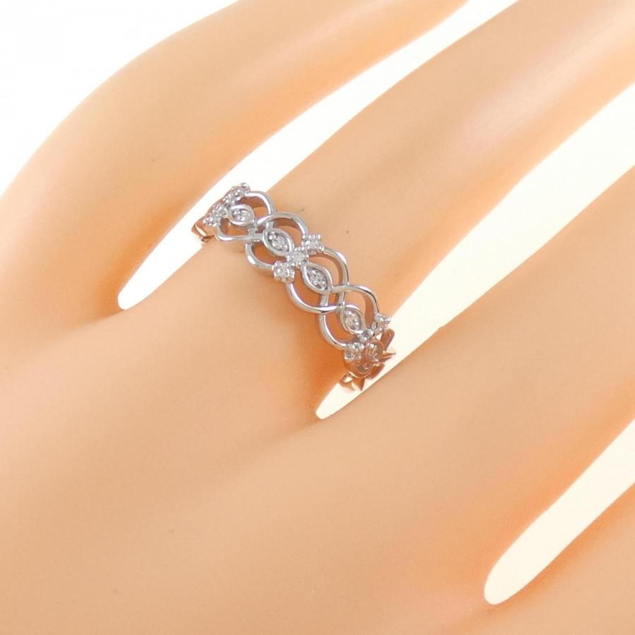 K18WG ダイヤモンド リング 0.10CT : KOMEHYO ONLINESTORE Yahoo!店 