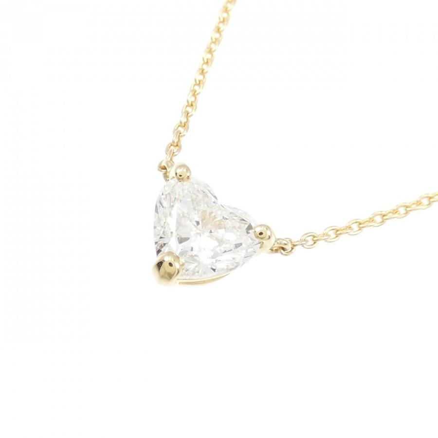 リメイク】K18YG ダイヤモンド ネックレス 0.859CT H SI1 ハート