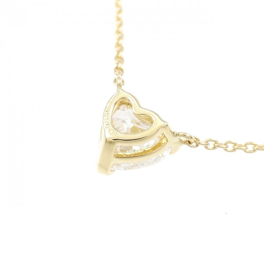 リメイク】K18YG ダイヤモンド ネックレス 0.859CT H SI1 ハート