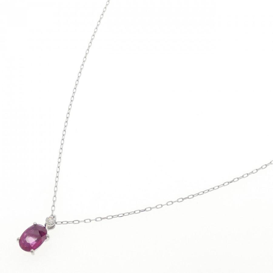 PT900/PT850 ルビー ネックレス 0.76CT : KOMEHYO ONLINESTORE Yahoo 