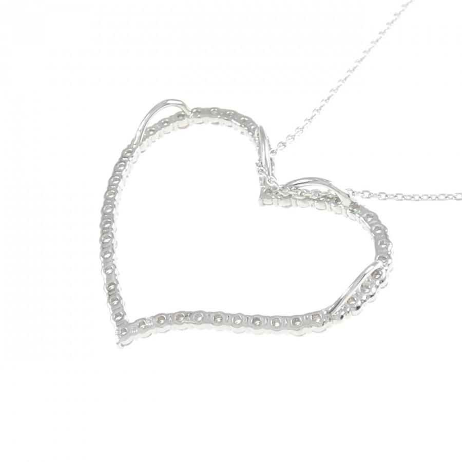 K18WG ハート ダイヤモンド ネックレス 1.00CT : KOMEHYO ONLINESTORE 