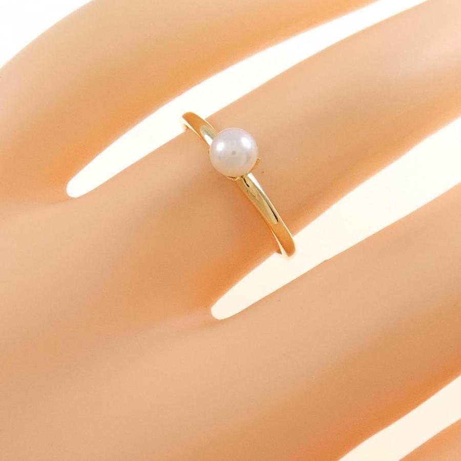 K18YG 淡水パール リング 4.2mm : KOMEHYO ONLINESTORE Yahoo!店 
