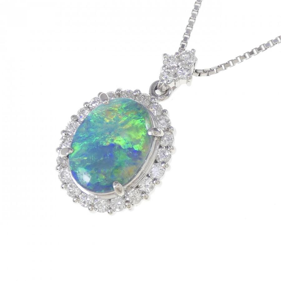 PT900/PT850 ブラックオパール ネックレス 2.97CT : KOMEHYO