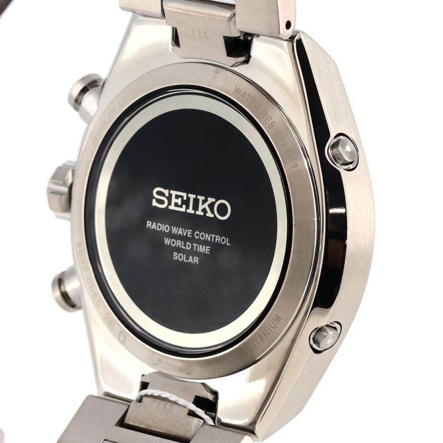 【新品】セイコー アストロン 電波時計 8B92-0BE0/SBXY095 TI ソーラークォーツの画像