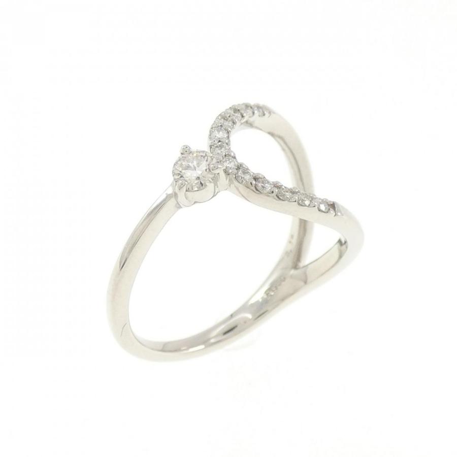 新品】PT950 ダイヤモンド ピンキー リング 0.14CT : KOMEHYO