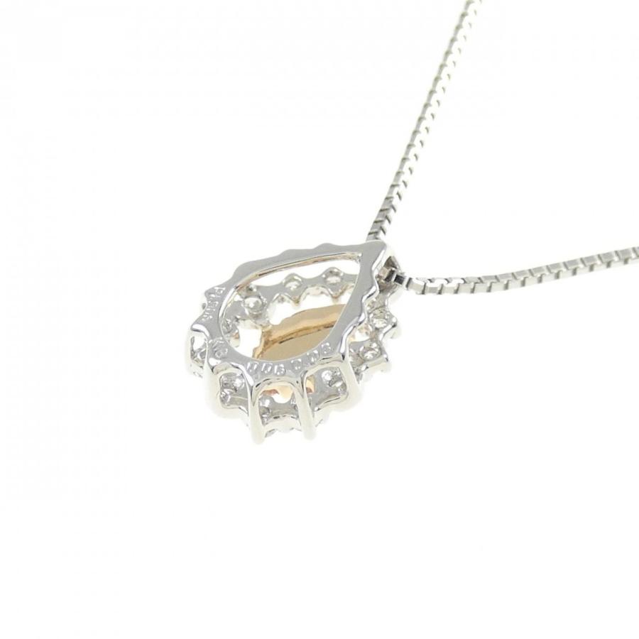 PT900/K18PG/PT850 ピンクダイヤモンド ネックレス 0.06CT : KOMEHYO