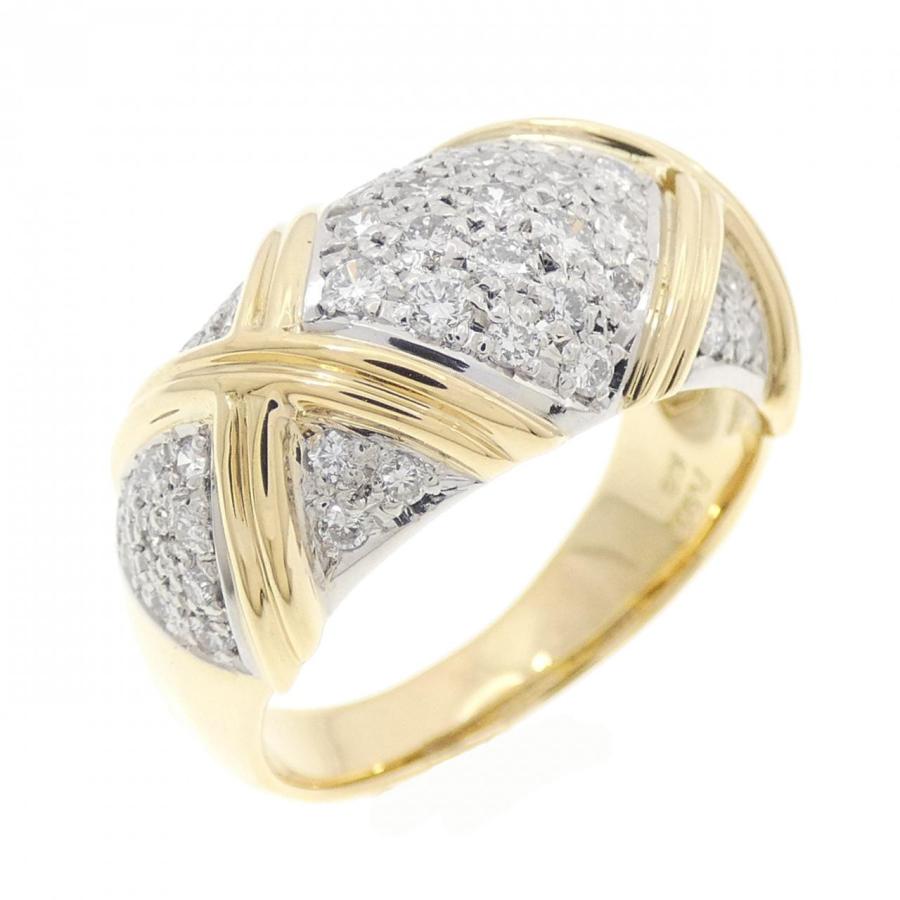 K18YG/PT900 ダイヤモンド リング 0.63CT : KOMEHYO ONLINESTORE Yahoo 
