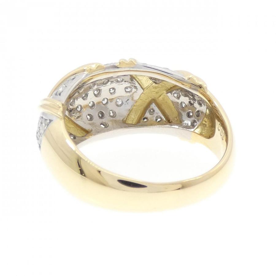 K18YG/PT900 ダイヤモンド リング 0.63CT : KOMEHYO ONLINESTORE Yahoo 
