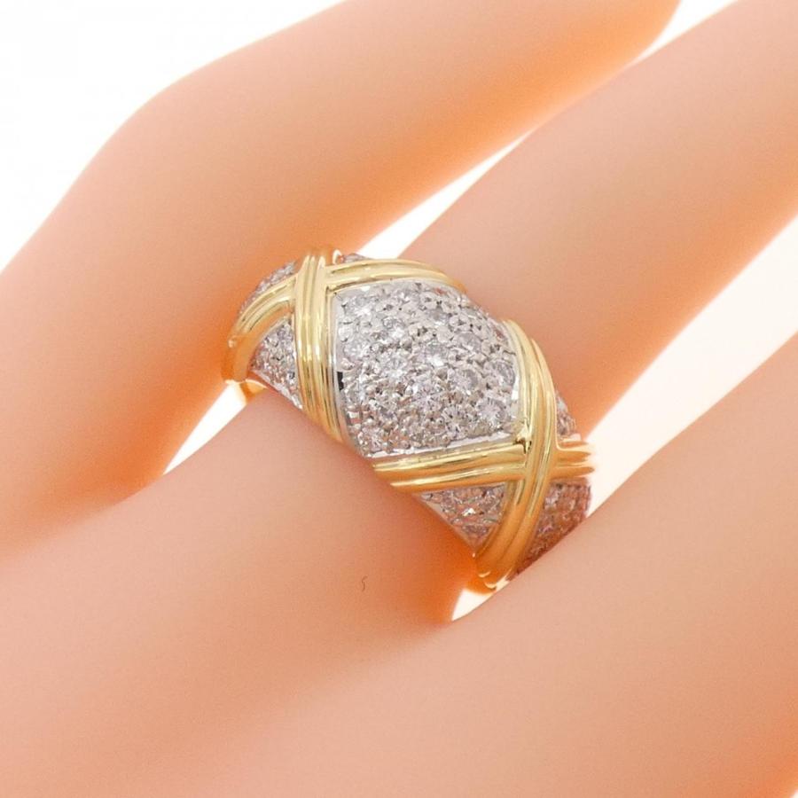 K18YG/PT900 ダイヤモンド リング 0.63CT : KOMEHYO ONLINESTORE Yahoo 