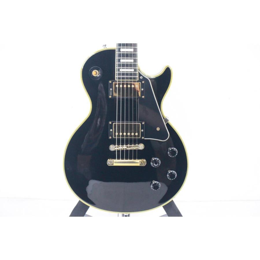 ギター Burny RLC-70 '60MODEL Burny RLC-70 Les Paul Custom '60 Model Electric Guitar Black From