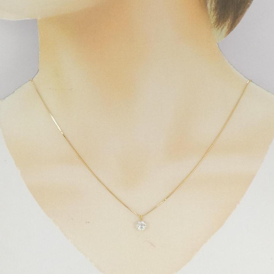 新品】K18YG ダイヤモンド ネックレス 0.553CT G SI2 VG : KOMEHYO 